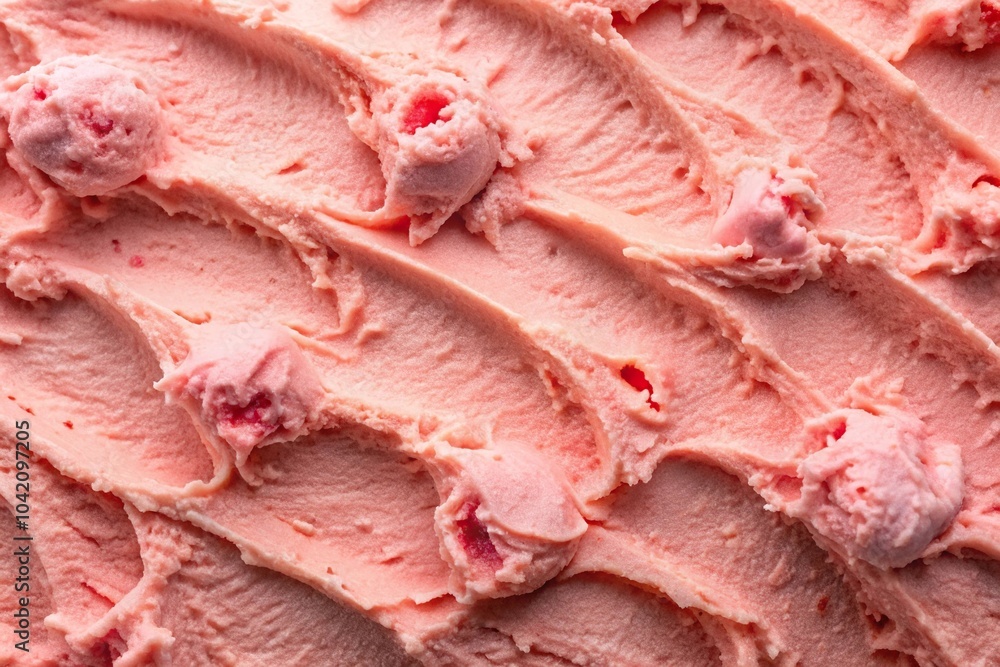 Creamy homemade strawberry ice cream texture wallpaper for summertime indulgence Creamy homemade strawberry ice cream texture wallpaper for summertime indulgence