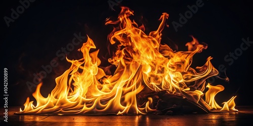 Wallpaper Mural Vintage Style Fire Flames Background for High-Quality Media Projects and Creative Designs Torontodigital.ca