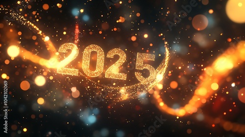 Festive 2025 New Year Images – Glittering Gold, Party Confetti, and Stunning Celebration Designs