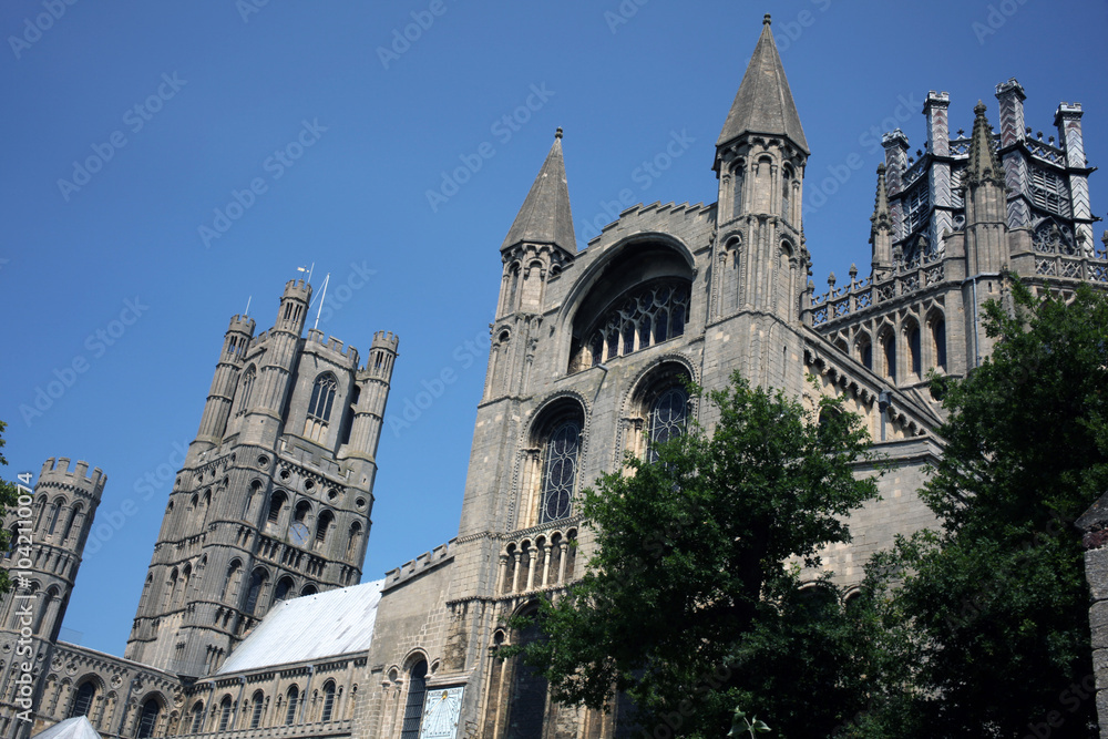 Ely Cathedral - The Cathedral Church of the Holy and Undivided Trinity of Ely - Principal church of the Diocese of Ely - Ely - Cambridgeshire - England - UK Ely Cathedral - The Cathedral Church of the Holy and Undivided Trinity of Ely - Principal church of the Diocese of Ely - Ely - Cambridgeshire - England - UK