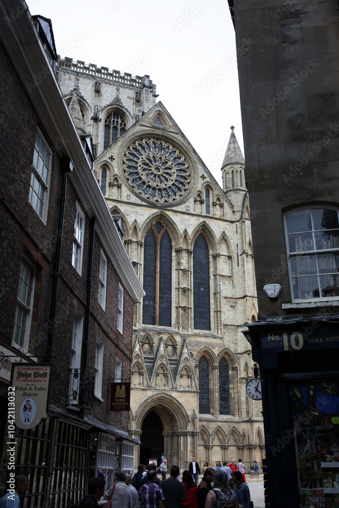 Fototapeta premium York Minster - Deangate - York - North Yorkshire - England - UK