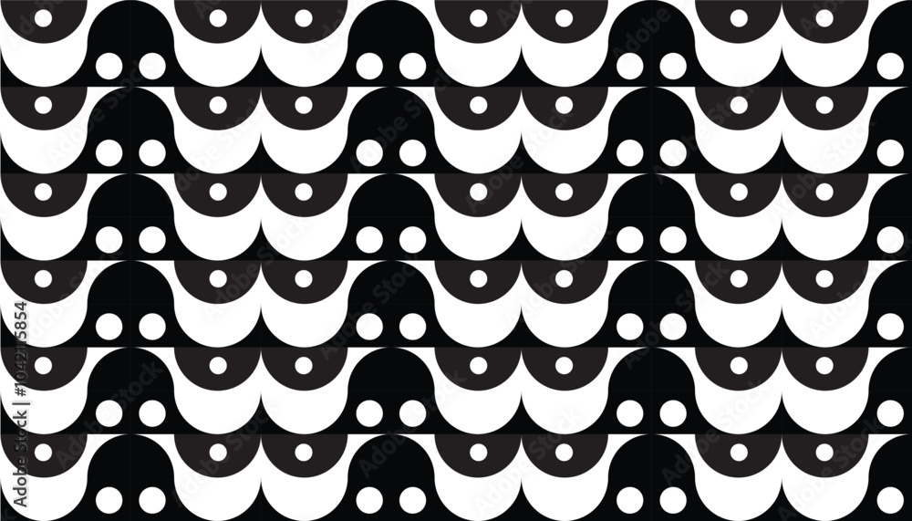 Modern seamless geometric pattern. Black and white color combination. Elegant for printing, backgrounds, designs, wallpaper and gift wrapping Modern seamless geometric pattern. Black and white color combination. Elegant for printing, backgrounds, designs, wallpaper and gift wrapping
