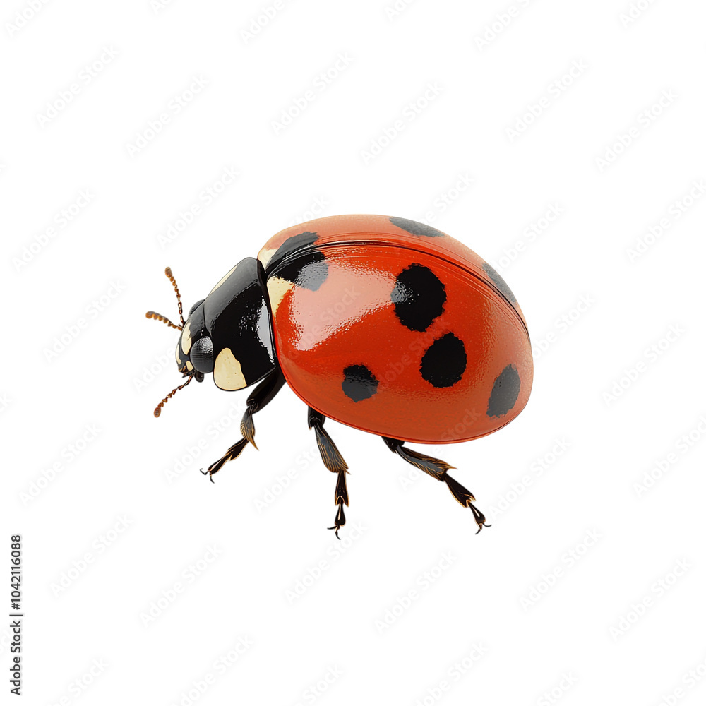 Fototapeta premium Ladybug on transparent background