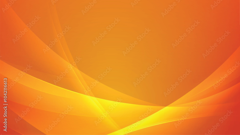 Obraz premium Abstract and Minimal Curly Orange Background illustration