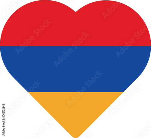 Heart shaped national flag of the European country of ARMENIA Free Download Heart shaped national flag of the European country of ARMENIA - GFXLoad
