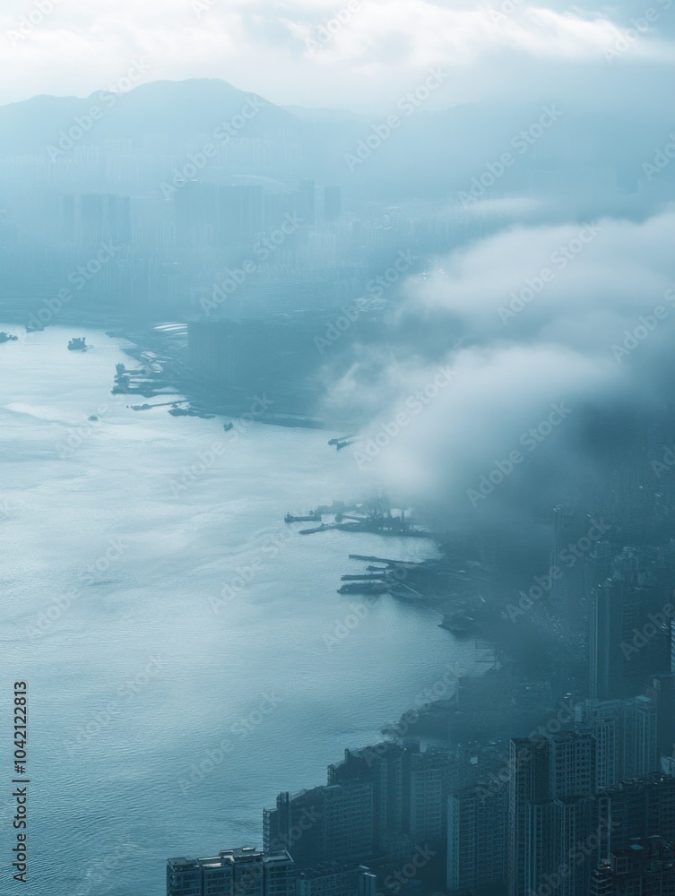 Fototapeta premium Mystical Cloudy Skyline