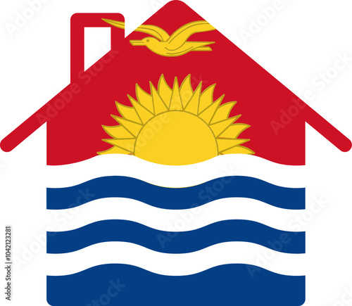 Country flag icon design in different shapes ecstatic 