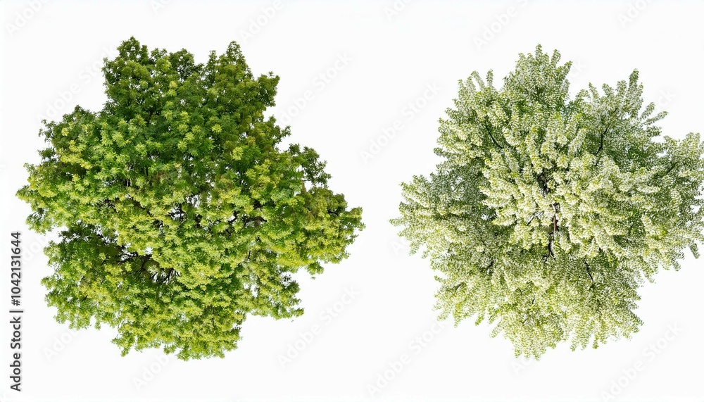 Obraz premium green dill isolated on white