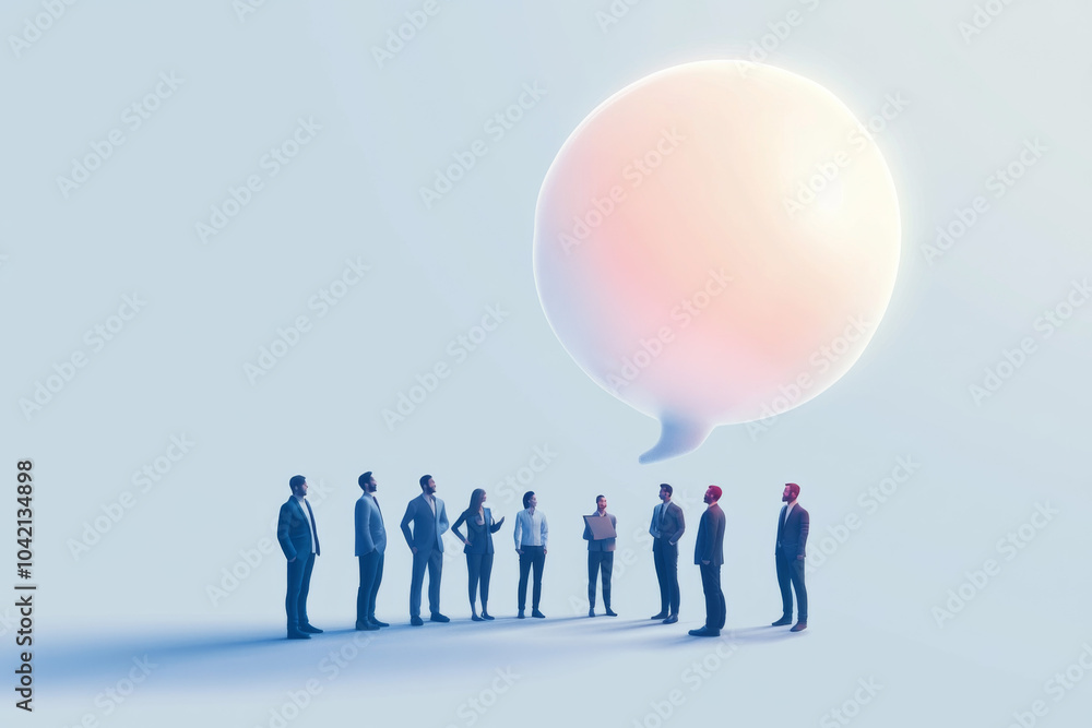 business illustration. small people characters develop creative business idea. Isometric big light bulb as metaphor idea. Graphics design Generative AI business illustration. small people characters develop creative business idea. Isometric big light bulb as metaphor idea. Graphics design Generative AI