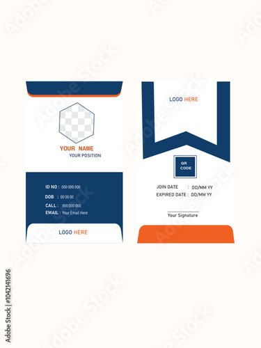 Need a Id card for introduce , work and business