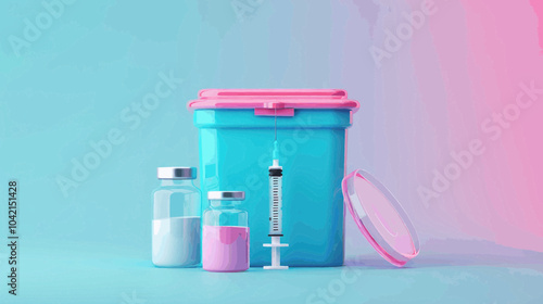 bottle with liquid