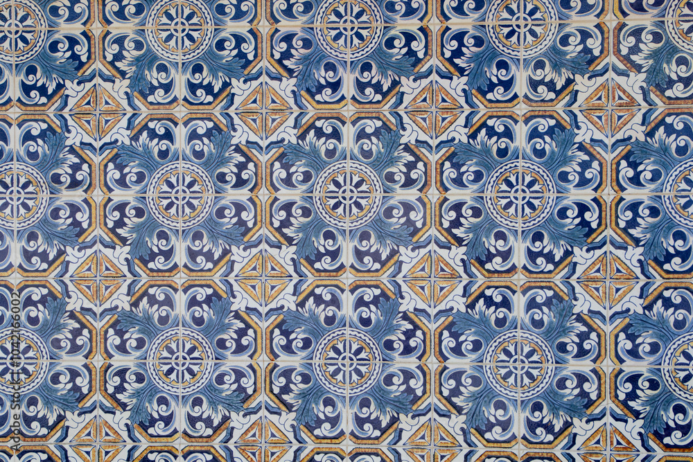 Tiled wall, Portugal Tiled wall, Portugal