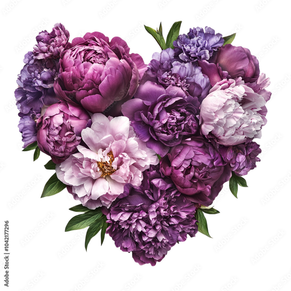 Mother Day greeting card design with a heart on a transparent background Mother Day greeting card design with a heart on a transparent background