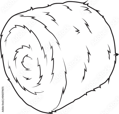 Hay Bales Vector File - Straw Bales Vector File 