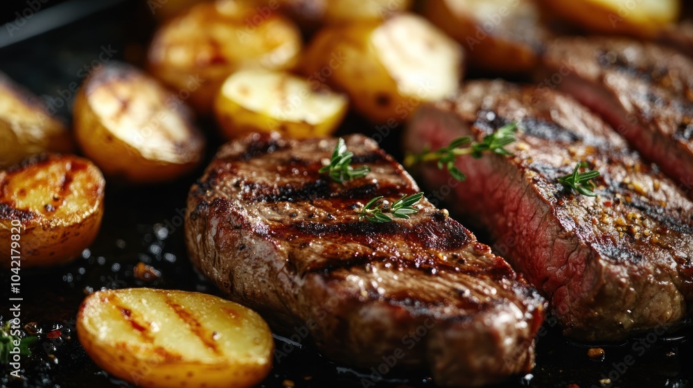 Grilled Steak and Potatoes Grilled Steak and Potatoes
