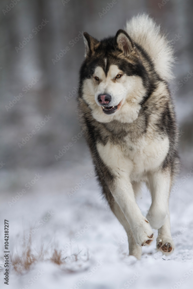 Naklejka premium Alaskan malamute