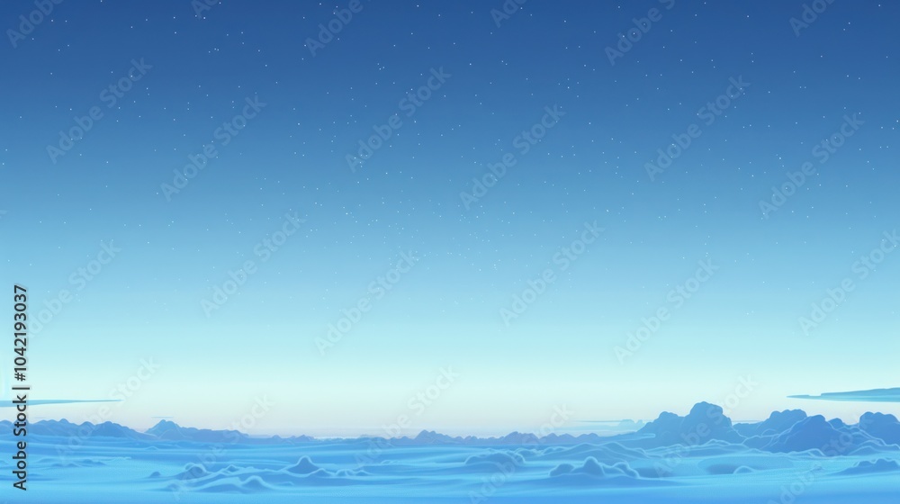 Fototapeta premium Blue Sky with Clouds