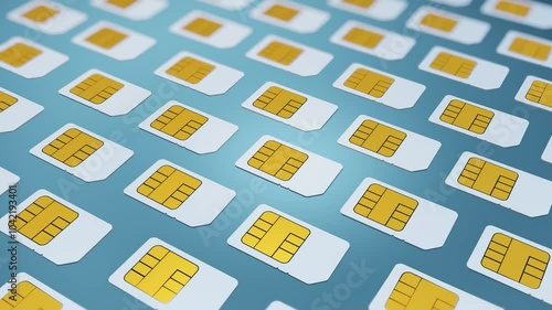 Mobile SIM Card Background