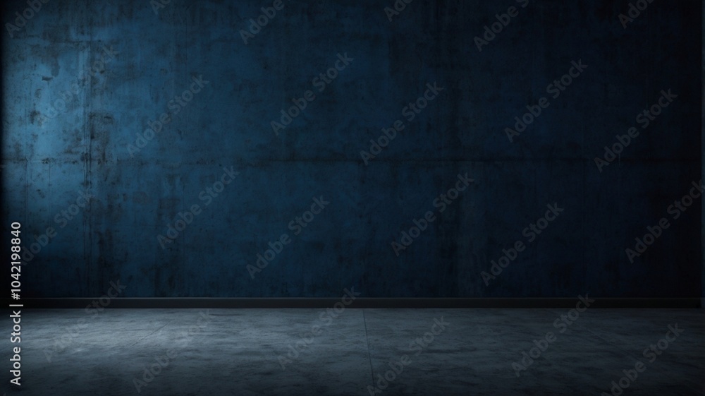 dark blue wall with a rough concrete surface serves as an intriguing background. Light streams from above, enhancing the luxurious fabric, creating a sophisticated wallpaper backdrop ideal for designe dark blue wall with a rough concrete surface serves as an intriguing background. Light streams from above, enhancing the luxurious fabric, creating a sophisticated wallpaper backdrop ideal for designe