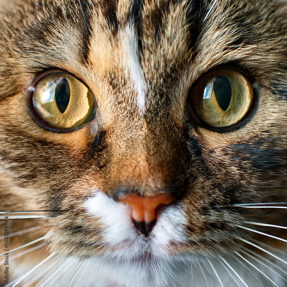 Primissimo piano di un gatto Primissimo piano di un gatto