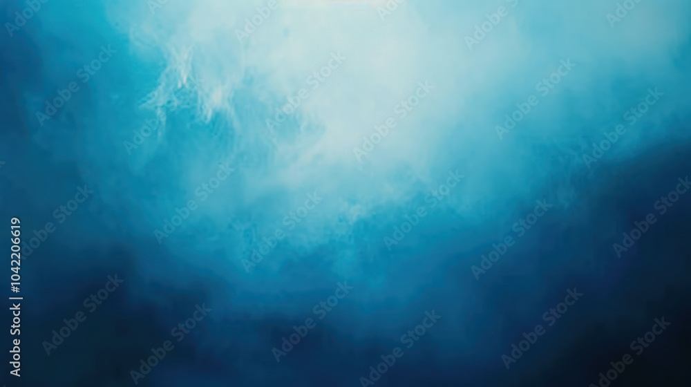 Fototapeta premium Abstract Blue Ink Swirl