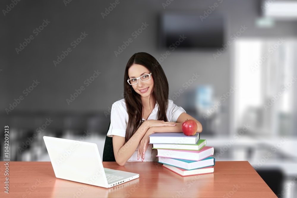 Young professional specialist business lady in modern office Young professional specialist business lady in modern office