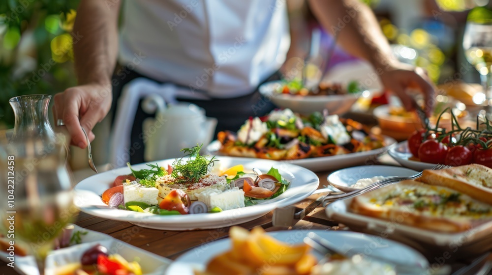 Delicious Food Spread on a Table Delicious Food Spread on a Table