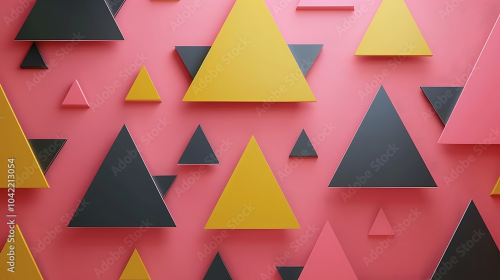 Bold Geometric Shapes in a Harmonious Abstract Blend Bold Geometric Shapes in a Harmonious Abstract Blend