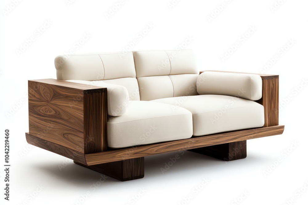a modern furniture section image 2d with thick black lines on plain solid background without shadow a modern furniture section image 2d with thick black lines on plain solid background without shadow