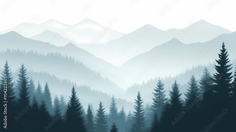 Fog-covered autumn mountain peaks, surrounded by vibrant fall colors and misty valleys, ideal for capturing the beauty of nature in stock images. Fog-covered autumn mountain peaks, surrounded by vibrant fall colors and misty valleys, ideal for capturing the beauty of nature in stock images.