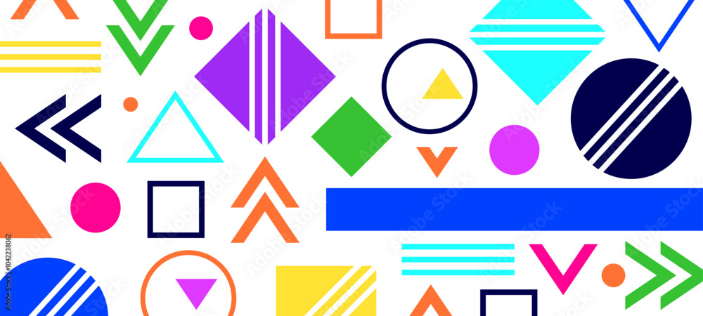 Colorful Geometrical Pattern Background Colorful Geometrical Pattern Background