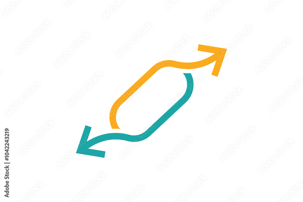 Simple Arrow logo vector design template Simple Arrow logo vector design template