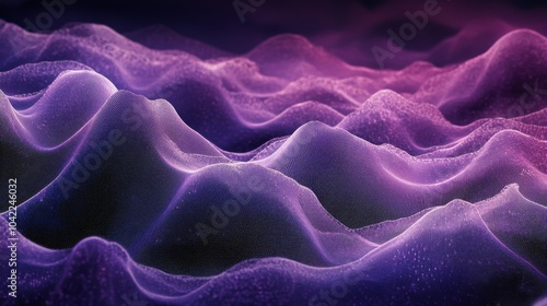 Abstract purple agate stone with wavy patterns and variations in texture and ...