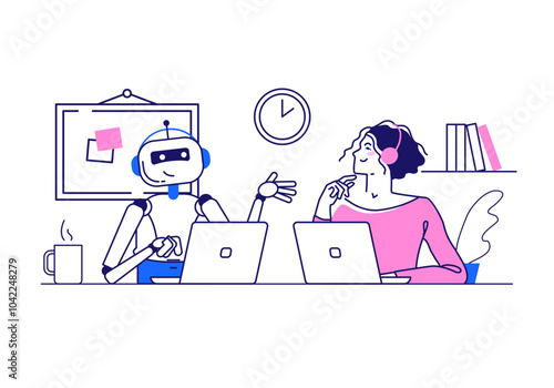 Ai bot working in customer support 