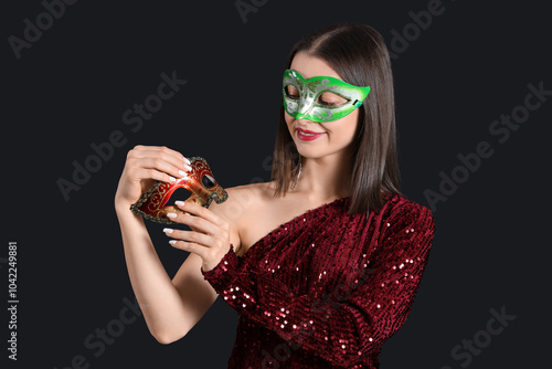 Beautiful young woman with ...