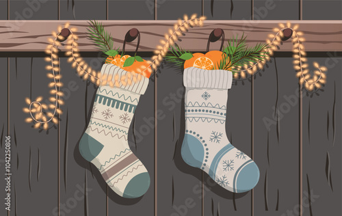 New Year's socks 