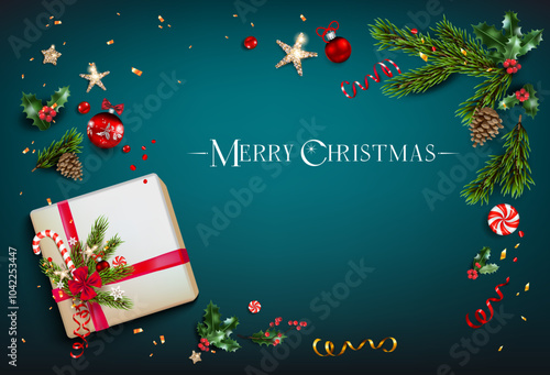 Beautiful holiday winter background