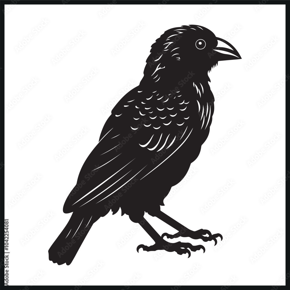 Fototapeta premium Barbet vector silhouette