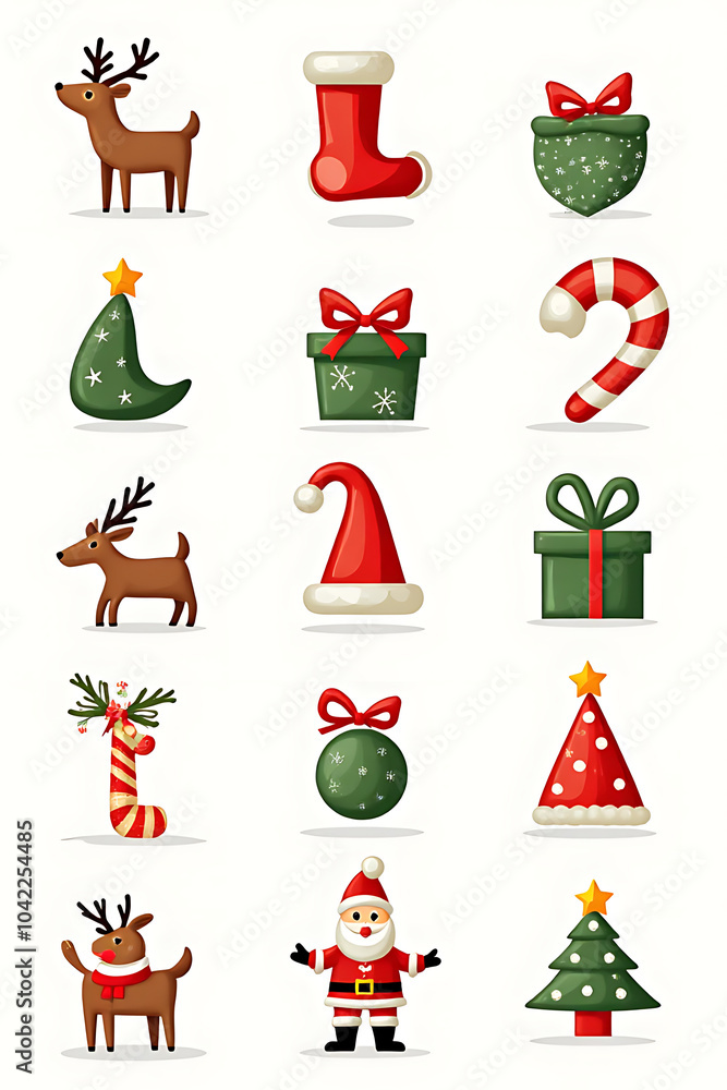 Fototapeta premium christmas graphics available various vector styles commercial use
