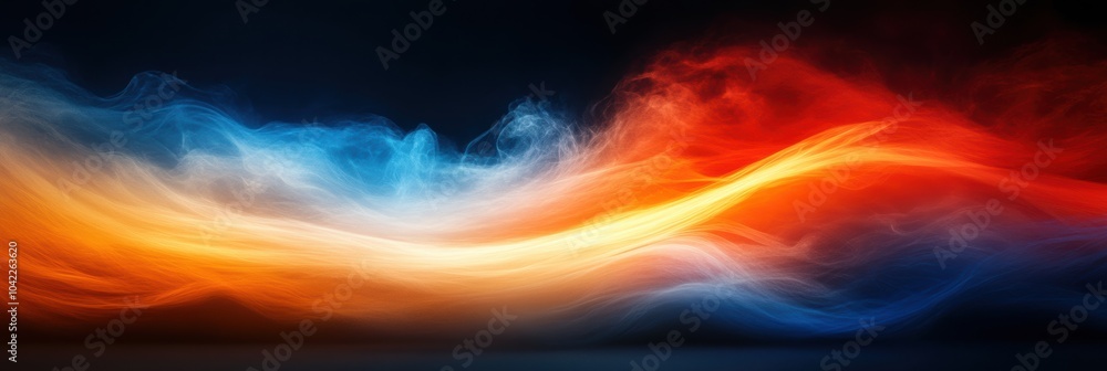 Abstract Smoke Waves: Vibrant Orange, Red, and Blue Swirls for Creative Backgrounds and Designs Abstract Smoke Waves: Vibrant Orange, Red, and Blue Swirls for Creative Backgrounds and Designs