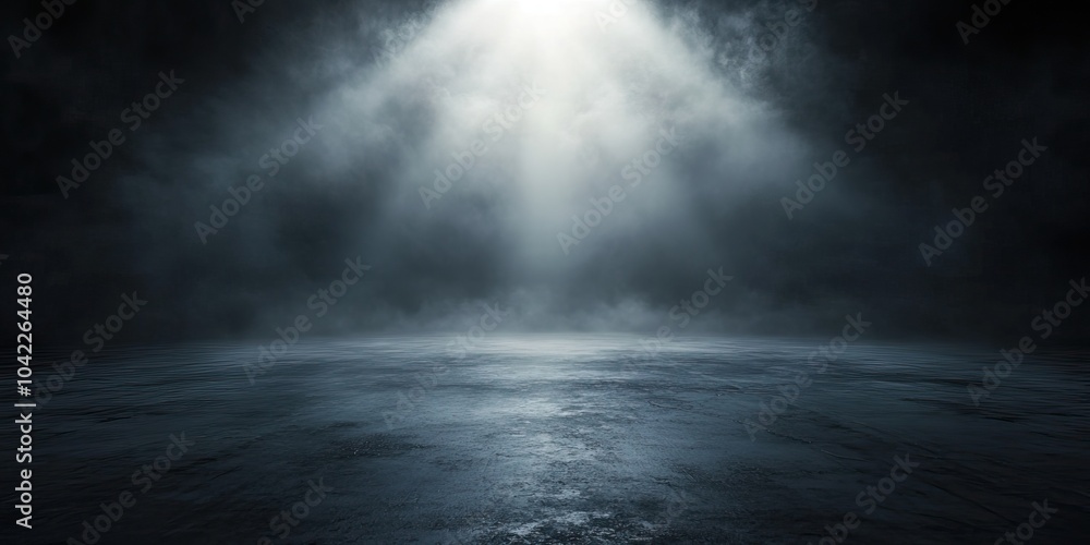 A mysterious beam of light illuminating the darkness A mysterious beam of light illuminating the darkness