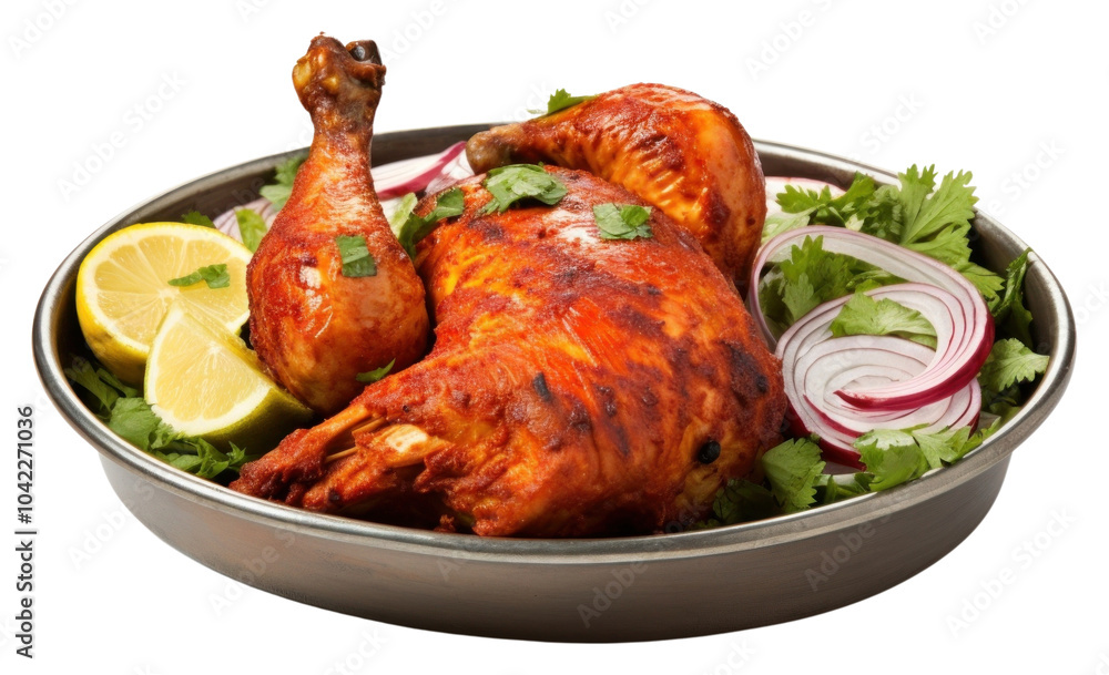 Φωτογραφία PNG  Tandoori chicken indian food dinner meat meal.