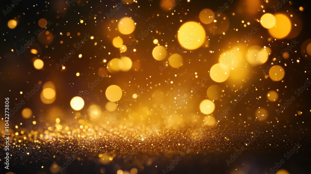 Sparkling gold glitter background for festive designs Sparkling gold glitter background for festive designs