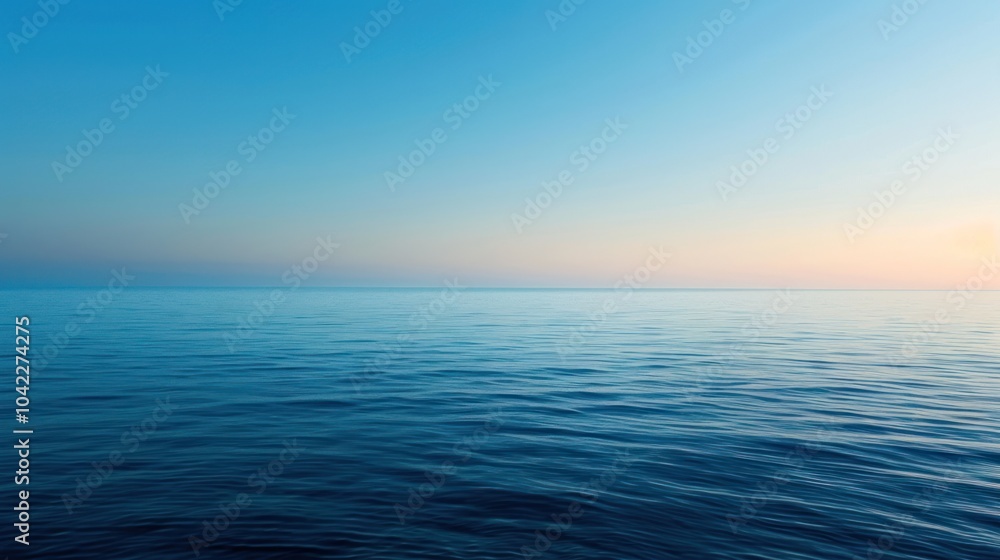 Fototapeta premium Tranquil Ocean Horizon