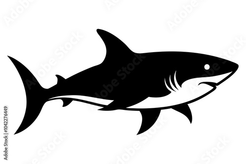 Shark Silhouette vector illustration