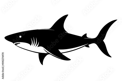 Shark Silhouette vector illustration