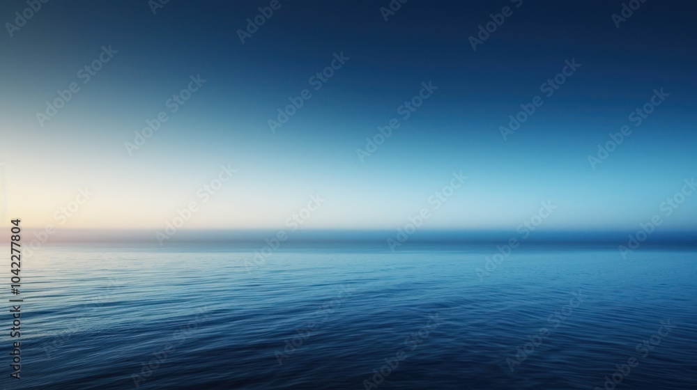 Obraz premium Tranquil Seascape at Dusk