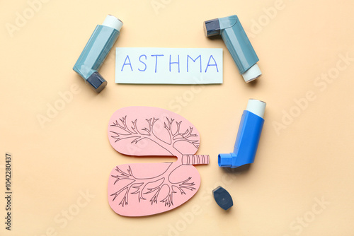 Asthma inhalers and paper l...