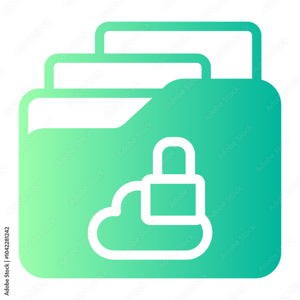 folder gradient icon folder gradient icon