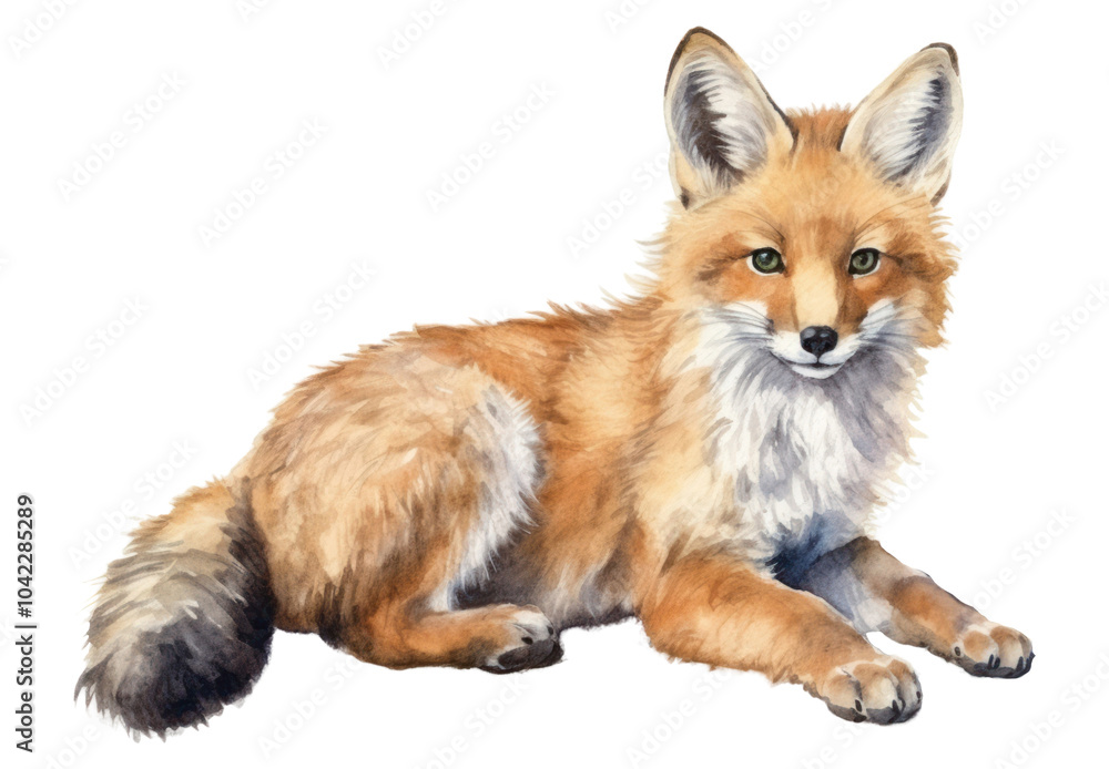 Fototapeta premium PNG Fox wildlife animal mammal.